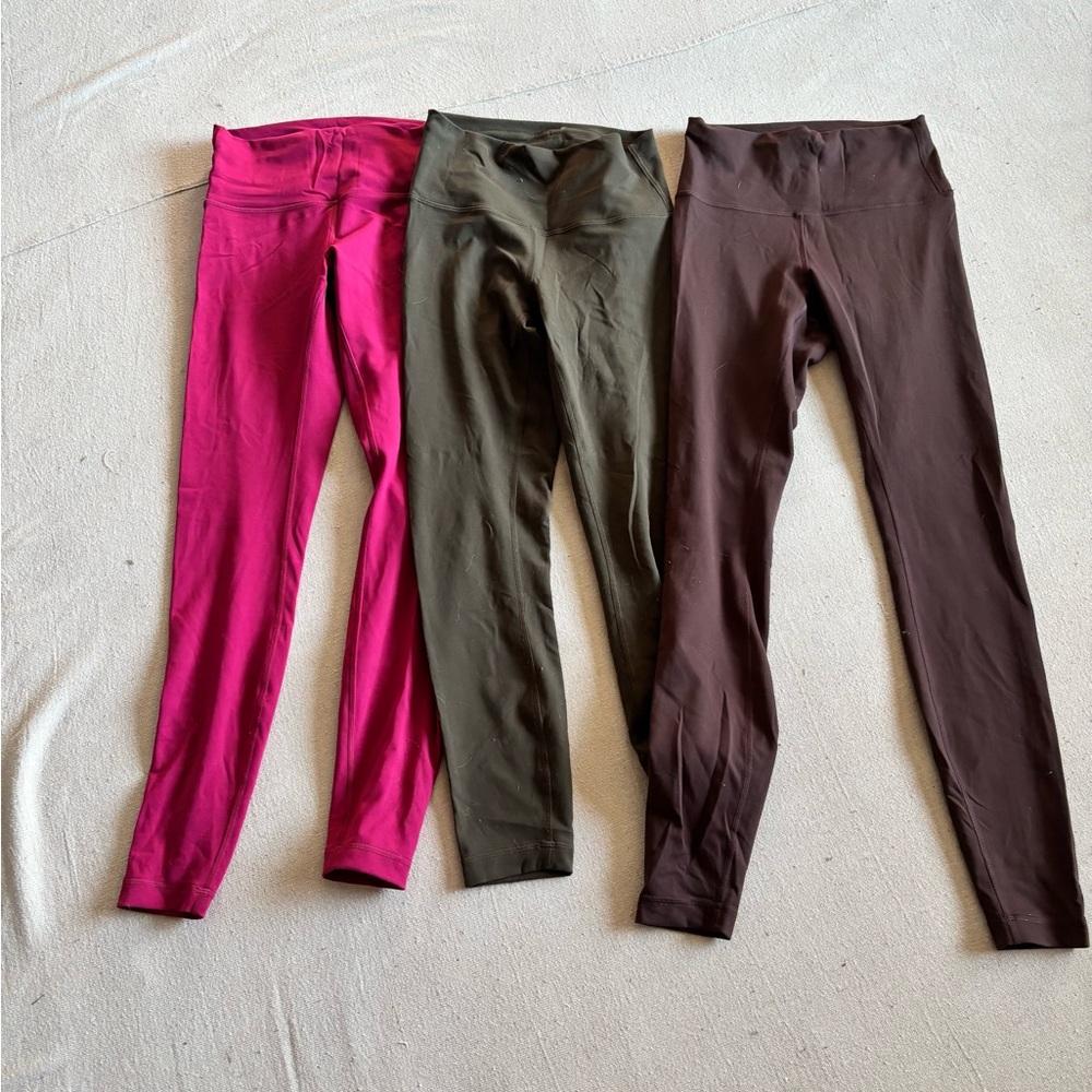 NWOT NEW Lululemon Size 6 Wunder Train High-rise Leggings 28” bundle